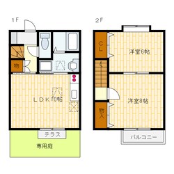 フォアサイトＫの物件間取画像